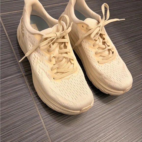 Hoka Cream Running Sneakers - Picture 2 of 6